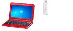 NEC ネットブック 『LaVie Light(ラヴィ ライト)』 シャインレッド PC-BL350AW6R