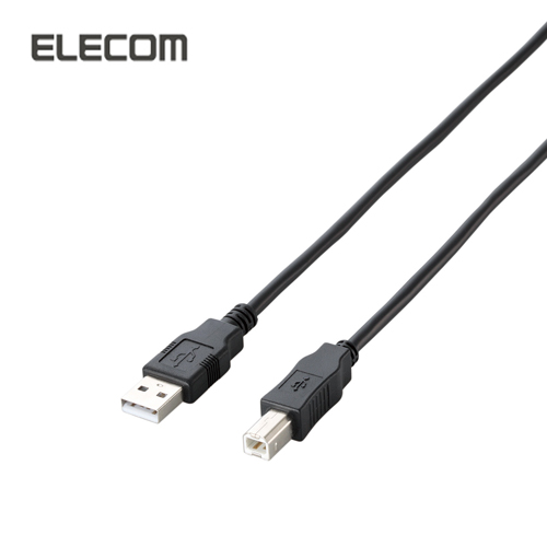 ＜ジャパネットたかた＞ エレコム USB2.0ケーブル 1.5m U2C-JB15BK画像