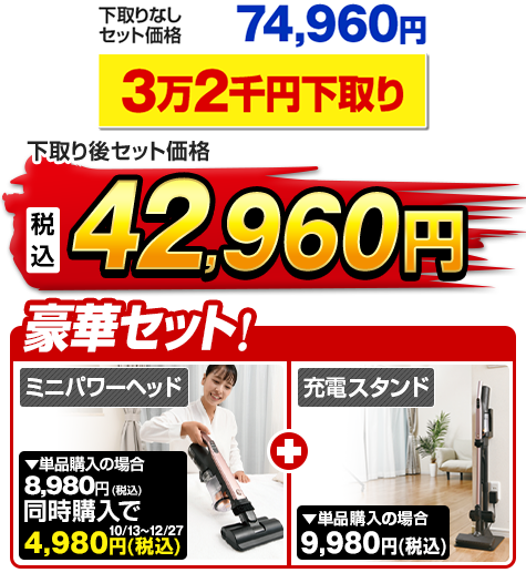 日立 掃除機 掃除機 ラクかるパワーブーストサイクロン ライトゴールド