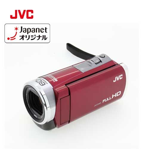 ＪＶＣケンウッド　【新品同様】ビデオカメラ　エブリオ　レッド　GZ-E780-R
