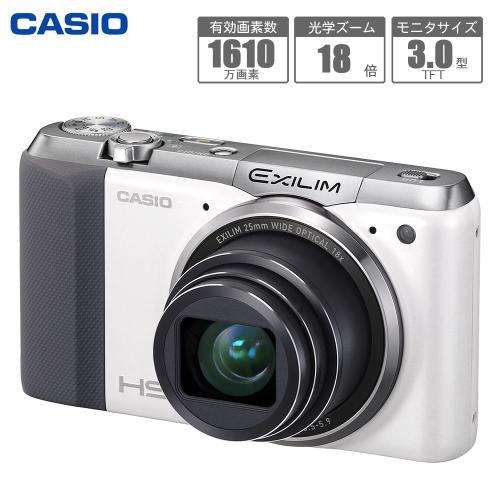 【クリックでお店のこの商品のページへ】カシオ計算機 デジタルカメラ 『ハイスピードエクシリム』 ホワイト EX-ZR700WE