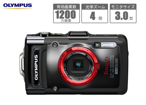【クリックで詳細表示】オリンパス デジタルカメラ 『スタイラス TG-2 タフ』 ブラック TG-2 BLK