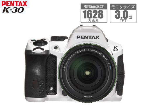 【クリックで詳細表示】ペンタックス デジタル一眼レフカメラ 『ペンタックス K-30(ケーサンジュウ)』 18-135レンズキット ブラック K-30 18-135レンズキット