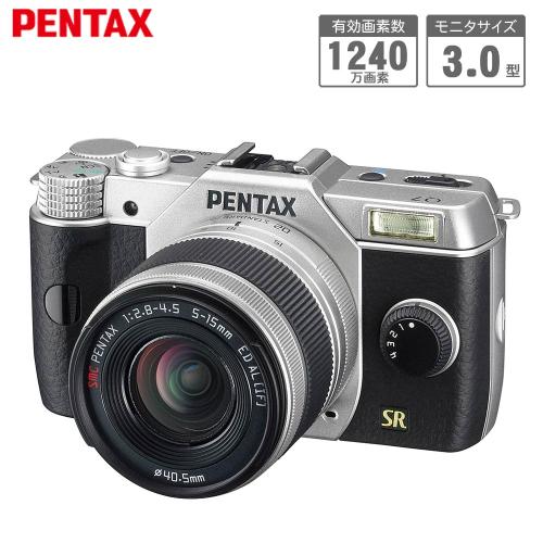 【クリックで詳細表示】ペンタックス デジタル一眼カメラ 『ペンタックス Q7(キューセブン)』 ズームレンズキット ブラック Q7ZLK