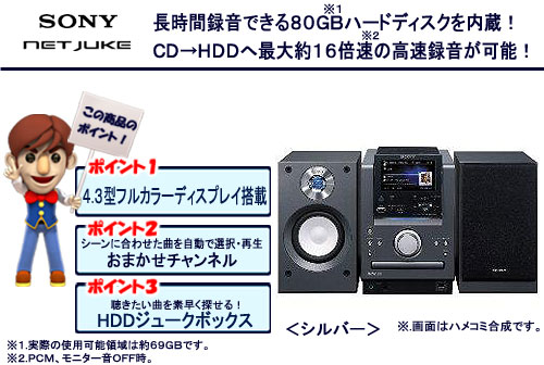 �\�j�[ HDD�R���| �wNETJUKE�i�l�b�g�W���[�N�j�x �V���o�[ NAS-D50HD�iS�j