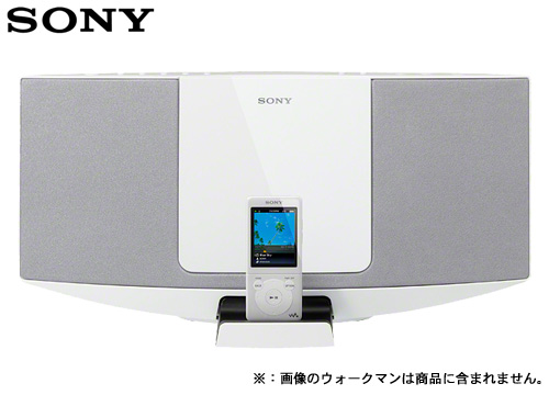 【クリックで詳細表示】ソニー ウォークマン用 ドックコンポ ホワイト CMT-V10(W)