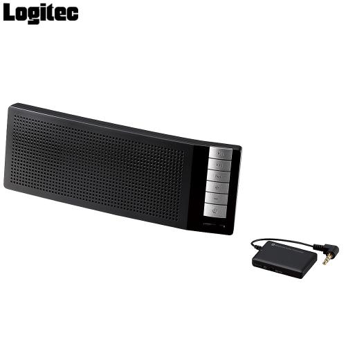 【クリックで詳細表示】ロジテック Bluetooth(R) ワイヤレススピーカー＋Bluetooth(R) トランスミッター TV用 LBT-TVSP100BK