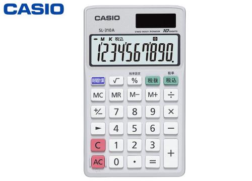 【クリックでお店のこの商品のページへ】カシオ計算機 パーソナル電卓 手帳タイプ SL-310A-N