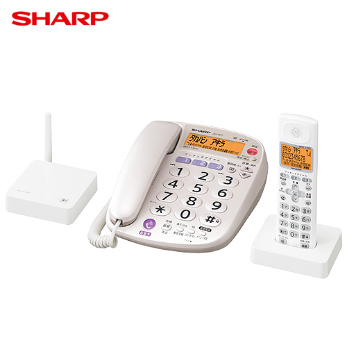【クリックで詳細表示】シャープ デジタルコードレス電話機 JD-VF1CL