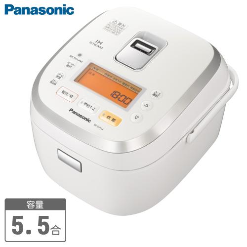 【クリックでお店のこの商品のページへ】パナソニック スチームIHジャー炊飯器 5.5合 SR-SH103-W