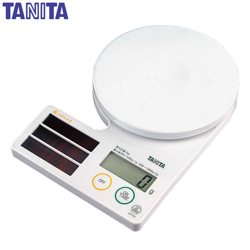 【クリックで詳細表示】タニタ デジタルソーラークッキングスケール SD-002-WH