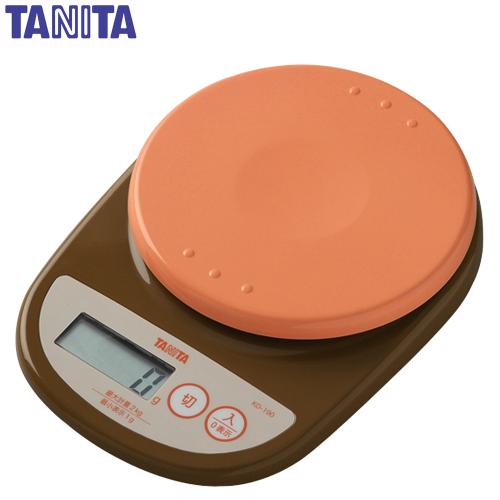 【クリックで詳細表示】タニタ デジタルクッキングスケール モカ KD-190