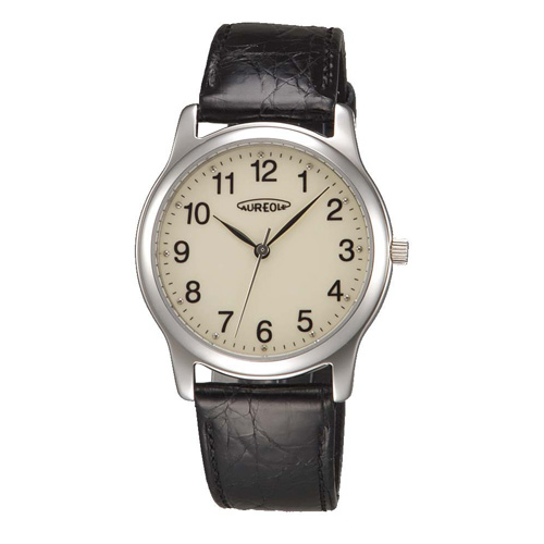【クリックで詳細表示】和工 オレオール 本ワニ革腕時計 白 SW-467M-4