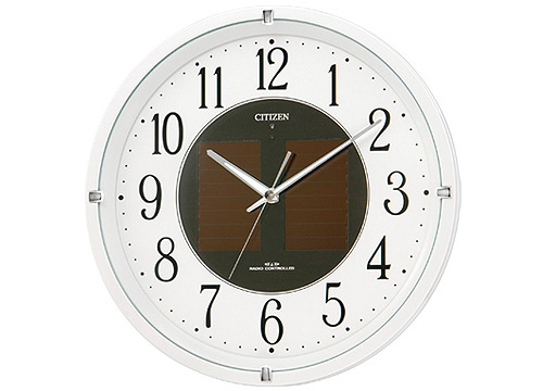 【クリックで詳細表示】シチズン ソーラー電源電波掛時計 『エコライフM806』 4MY806-003