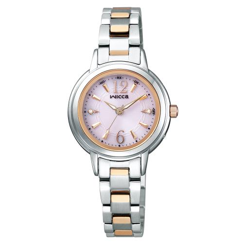 【クリックで詳細表示】シチズン ウイッカ ソーラーテック電波時計 KL4-231-91