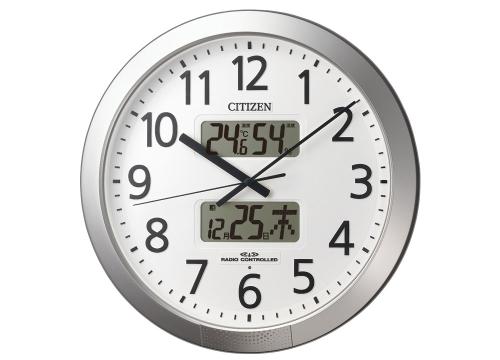 【クリックで詳細表示】シチズン 電波掛時計 『プログラムカレンダー404』 4FN404-019