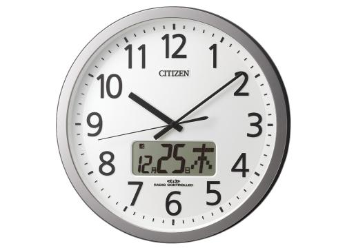 【クリックでお店のこの商品のページへ】シチズン 電波掛時計 『プログラムカレンダー405』 4FN405-019