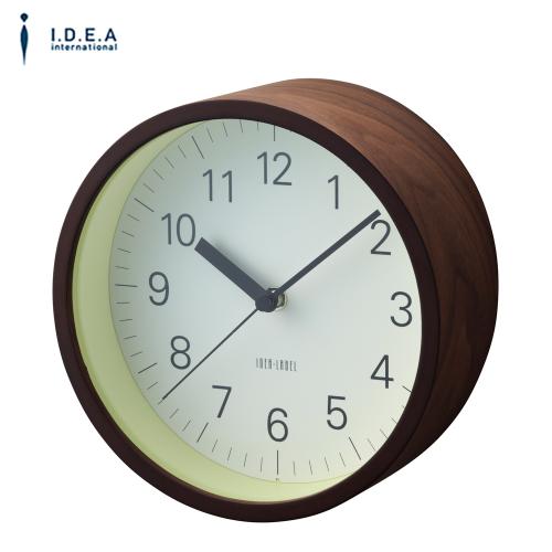 【クリックで詳細表示】イデアインターナショナル 電波夜光時計 RC Lumino clock ダークウッド LCR105-DBR