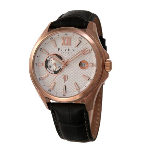 【クリックでお店のこの商品のページへ】フルボデザイン 腕時計 ピンクゴールドxブラック F9008PSIGY