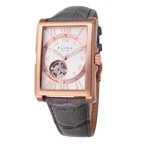 【クリックで詳細表示】フルボデザイン 腕時計 ピンクゴールド文字盤 F9009PSIGY