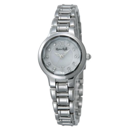 【クリックで詳細表示】ルビンローザ 腕時計 ホワイトパール文字盤 R013SOLSWH