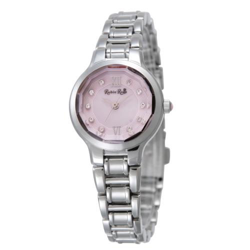 【クリックで詳細表示】ルビンローザ 腕時計 ピンクパール文字盤 R013SOLSPK