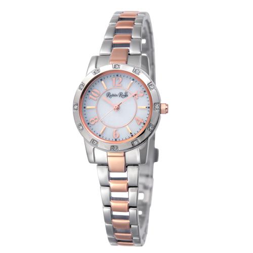 【クリックで詳細表示】ルビンローザ 腕時計 ホワイトパール文字盤 R009SOLTWH