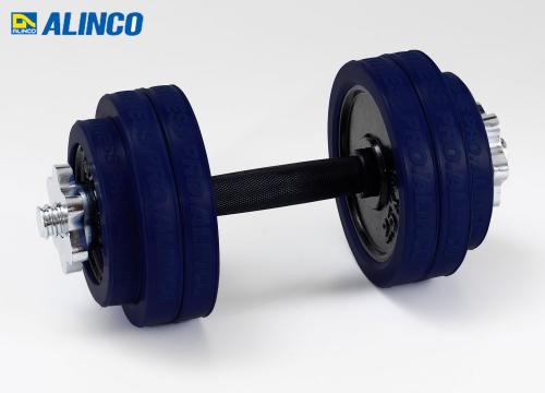 【クリックで詳細表示】アルインコ ラバーダンベルセット 15kg EXG615