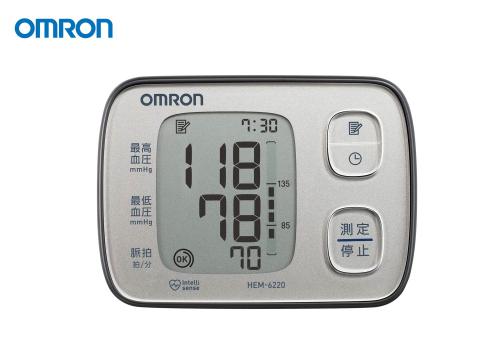 【クリックでお店のこの商品のページへ】オムロン 自動血圧計 ピンク HEM-6220-PK