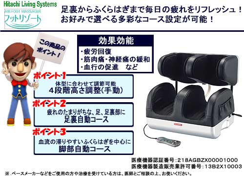 �������r���O�T�v���C �G�A�[�t�b�g�}�b�T�[�W���[ �w�t�b�g���]�[�g�x HFM-700