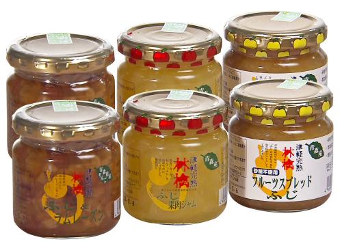 【クリックで詳細表示】スターリングフーズ 津軽完熟林檎ジャムセット KT-33