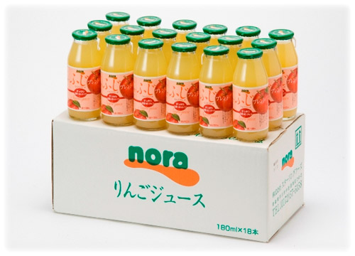 【クリックでお店のこの商品のページへ】スターリングフーズ nora青森りんごジュースセット(18本) TF-30