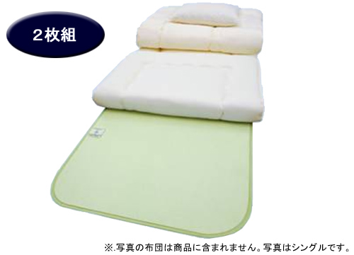 【クリックで詳細表示】イケヒコ 青森ひば除湿マット セミダブル 2枚組 ヒバドライSDX2