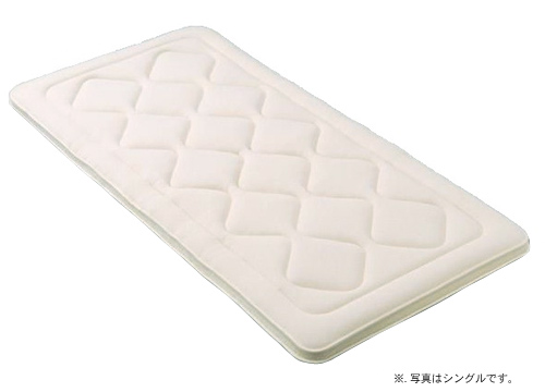【クリックで詳細表示】ボーマ ごだわりマチ付5層式羊毛敷き布団 セミダブル 217501BO