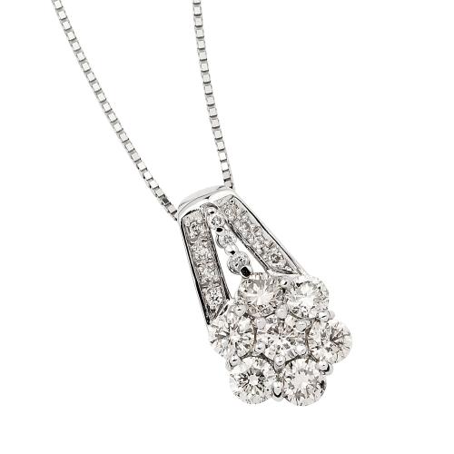 【クリックで詳細表示】プラチナダイヤモンドペンダント DTP5112