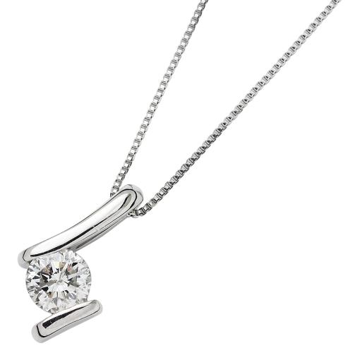 【クリックで詳細表示】プラチナダイヤモンドペンダント DPS29153DI