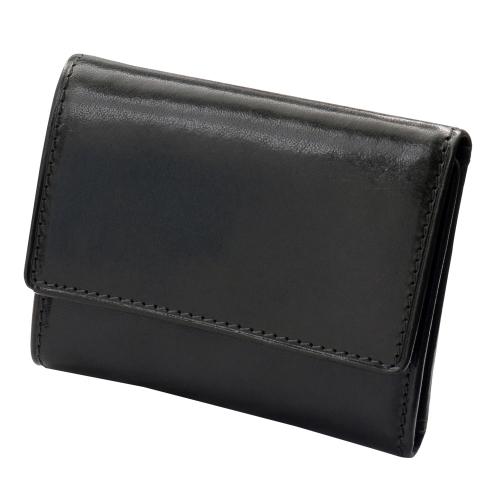 【クリックで詳細表示】オリーチェレザー三つ折り財布 グリーン 11020005