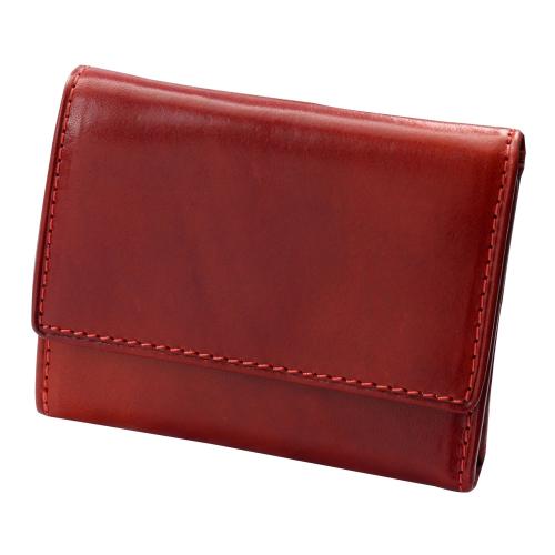 【クリックで詳細表示】オリーチェレザー三つ折り財布 オレンジ 11020011