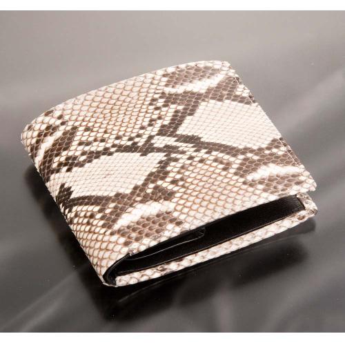 【クリックで詳細表示】アローズ ダイヤモンドパイソン二つ折り財布 61210