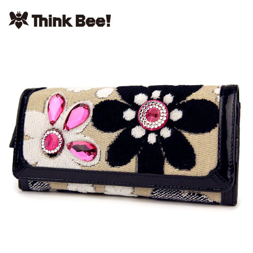 【クリックでお店のこの商品のページへ】はちや シンク ビー！ マーガレット2長財布 7899-03