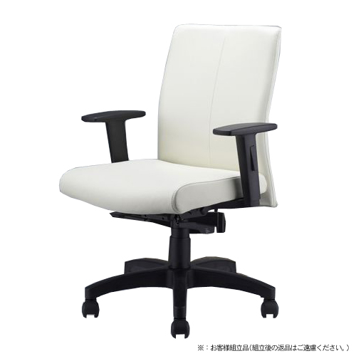 【クリックでお店のこの商品のページへ】ロビン Mバックスイベルチェア ブラック ロビンM