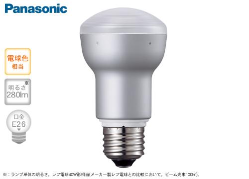 【クリックで詳細表示】パナソニック LED電球 5.0W レフタイプ 電球色相当 LDR5LW