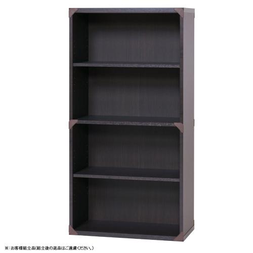 【クリックで詳細表示】朝日木材加工 ファシルマン シェルフ 1260 ダークブラウン FAB-1260SH-DB