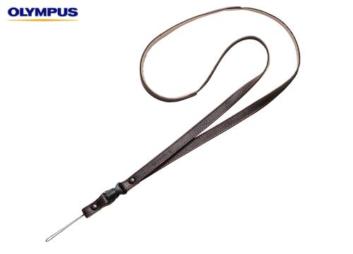 【クリックで詳細表示】オリンパス 本革ネックストラップ CNS-13 BLK