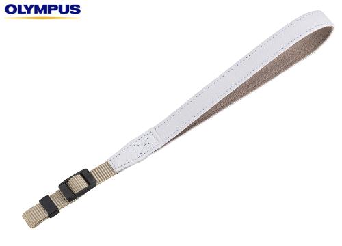 【クリックで詳細表示】オリンパス 本革ハンドストラップ ホワイト CSS-S110LS WT