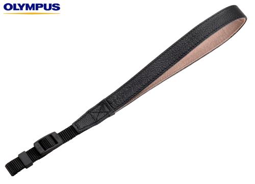 【クリックで詳細表示】オリンパス 本革ハンドストラップ ブラック CSS-S110LS BK