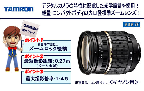 �^������ SP AF17-50mm F/2.8 XR Di II �L���m���p A16E