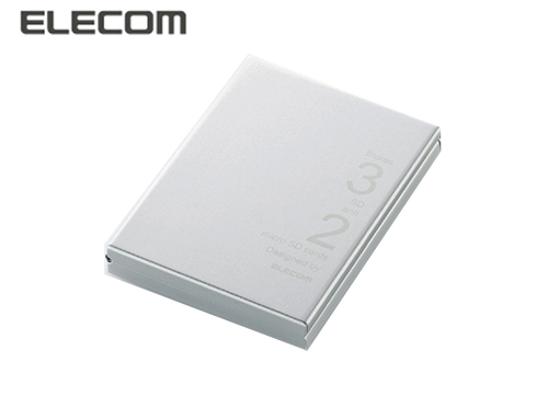 【クリックでお店のこの商品のページへ】エレコム SD/microSDメモリカードケース リーフグリーン CMC-SDCALGN