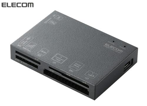 【クリックでお店のこの商品のページへ】エレコム USBブースター対応メモリリーダライタ MR-A006BK