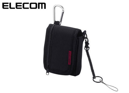 【クリックで詳細表示】エレコム デジタルカメラケース ブラック DGB-023BK